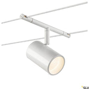Tenseo Noblo 2700K Weiß Seilleuchte, weiße SLV LED Spots für Seilsystem, modern und drehbar