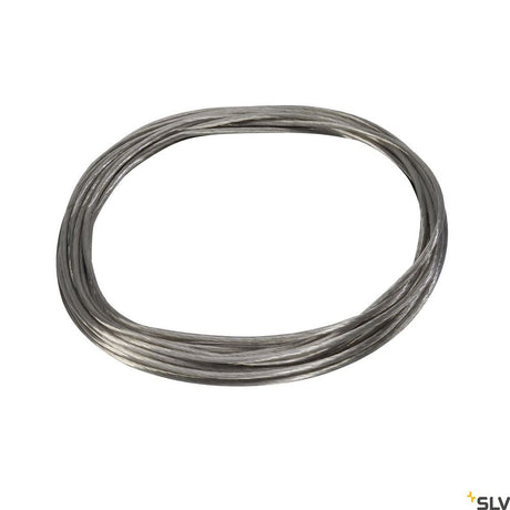 Câble Tenseo 4 mm² 10 m chromé sur bobines, câble durable et flexible de couleur chromée.