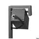 Theo Bracket Outdoor Stehleuchte Anthrazit IP65 Detailansicht der flexiblen Anschlussmöglichkeit.