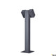Theo Pathlight Double QPAR51 Anthrazit – moderne Außenleuchte aus anthrazitfarbenem Metall.