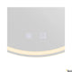 Trukko LED Spiegelleuchte Badezimmer mit dimmbaren Licht und Antibeschlag-Technik, Ø 60cm.