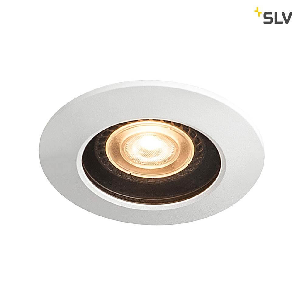Varu QPAR51 Außen-Einbauleuchte Schwarz, Weiß IP20/65 mit warmweißer LED in modernem Design