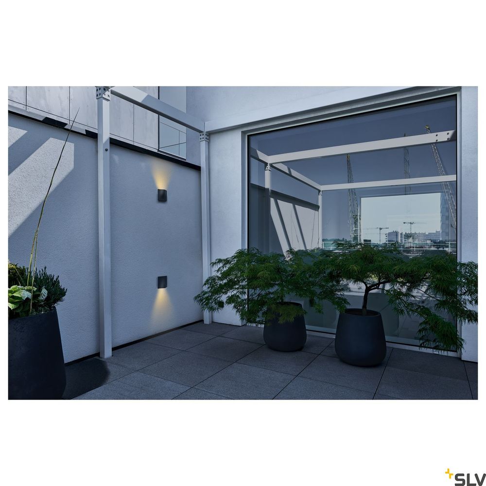 Vilua I Aplique LED de exterior antracita 3000K IP54