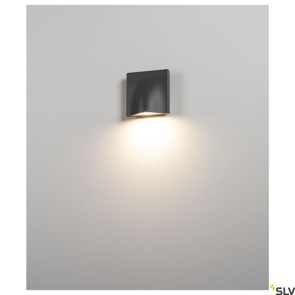 Vilua I Aplique LED de exterior antracita 3000K IP54
