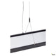 Worklight LED Pendelleuchte 120cm Dali mit modernen Aufhängungen für Bildschirmarbeitsplätze