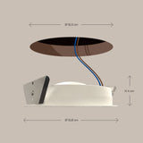 Santa Neo LED recessed spotlight swivel & dimmable