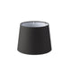 Savoy Lampenschirm für Stehlampe in elegantem Schwarz, ideal für modernes Wohndesign.