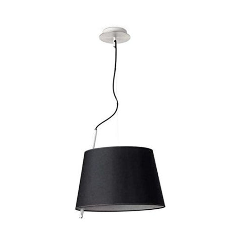 Schirm-Pendelleuchte TANGO Schwarz, elegante schwarze Pendelleuchte für stilvolle Beleuchtung in jedem Raum.