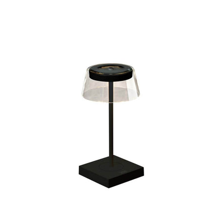 Scilla LED Akku Tischleuchte IP54 mit dimmbarem Licht und USB Anschluss, ideal für verschiedene Lichtstimmungen.
