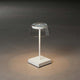 Scilla LED Akku Tischleuchte IP54 mit dimmbarer Funktion, USB-Ladeanschluss und variabler Lichtfarbe