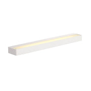 Sedo LED 14 Wandleuchte eckig Weiß Glas satiniert, weiße LED-Wandleuchte aus Aluminium mit satinierter Glasabdeckung