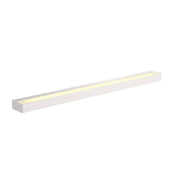 Sedo LED 21 Wandleuchte eckig 3000K Weiß, weiße LED-Wandleuchte aus Aluminium mit satiniertem Glas