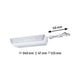 Seilsystem Trafo 230V - 12V max. 60W Chrom-Mat mit Abmessungen 240 mm x 47 mm x 115 mm.