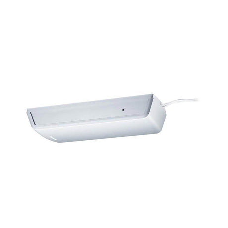 Cable system transformer 230V - 12V max. 60W Chrome matte in white finish for wall and ceiling mounting.