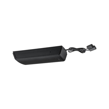 Cable system transformer 230V to 12V max. 60W black for versatile wall and ceiling mounting.