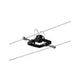 Seilsystem Mac II Basis-Set 5-flammig Schwarz-Matt - dekorative Deckenleuchte in Schwarz-Matt.