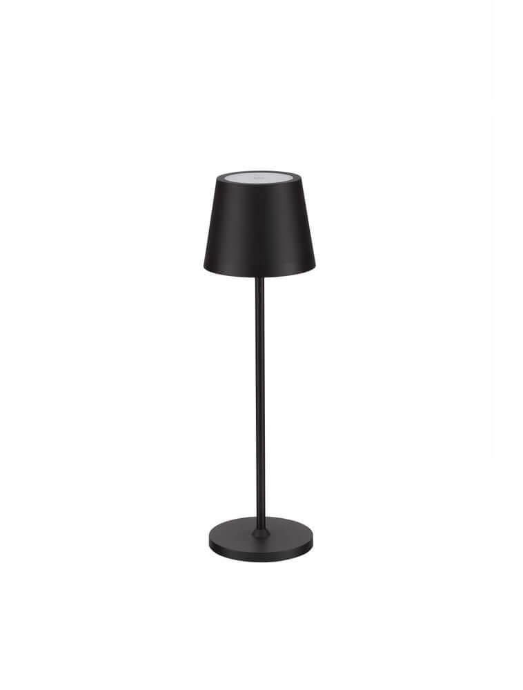 Seina LED Außentischleuchte 3000K IP54 in zylindrischer Form, Basalt Grau, modernes Design für Innen- und Außenbereiche.