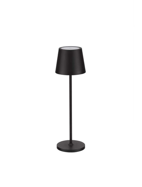Seina LED Außentischleuchte 3000K IP54 in zylindrischer Form, Basalt Grau, modernes Design für Innen- und Außenbereiche.