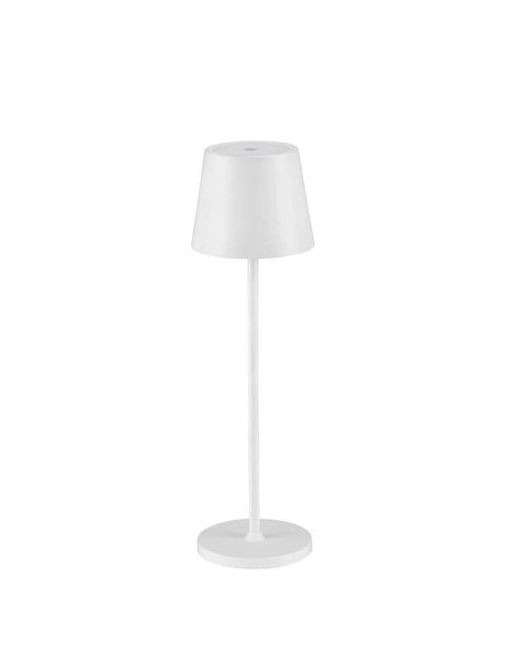 Seina LED Außentischleuchte 3000K IP54 in Weiß, modernes Design für Innen- und Außenbereiche.
