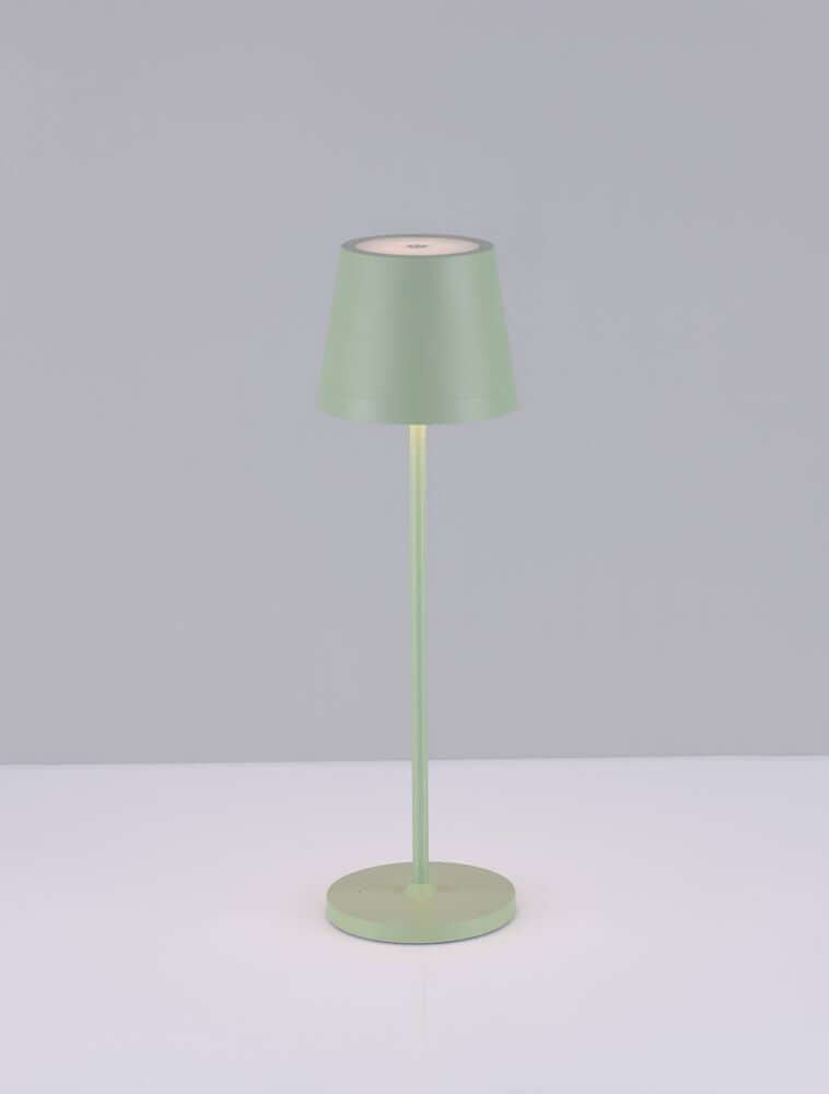 Seina LED Außentischleuchte 3000K IP54 in Basalt Grau, moderne Tischbeleuchtung mit einzigartigem Design.