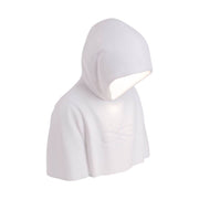 Seletti Bad Guy LED table lamp dimmable white resin table lamp in hooded form, dimmable designer decorative element by Uto Balmoral