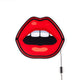 Seletti Blow LED-Schild Mund Acryl – rotes Pop‑Art LED Wandobjekt in Form eines geöffneten Mundes mit herausgestreckter Zunge