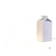 Seletti Daily Glow Milk LED-Dekorationsleuchte Milchglasoptik weiße Milchkarton-Lampe aus Harz mit warmem LED-Licht, dekoratives Mood-Light für Zuhause