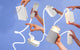 Seletti Daily Glow Soap LED-Tischleuchte Warmweiß in stilvollem Kunstharz-Design, warmweißes LED-Licht, handgehaltene Produktansicht