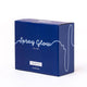 Seletti Daily Glow Spray LED-Tischleuchte Weiß in blauer Verpackung mit weißer Schrift ‚Spray Glow‘, Produktbox frontal fotografiert