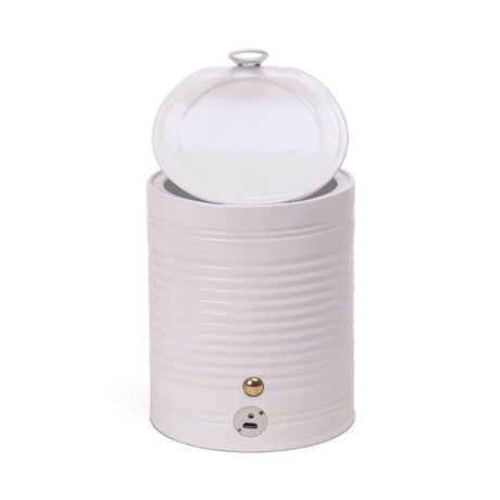 Lampe décorative Seletti Daily Glow Tomato LED-de décoration blanche en forme de boîte, en résine, au format boîte de conserve ouverte avec une lumière indirecte douce