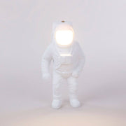Seletti Flashing Starman LED-Tischlampe dimmbar Warmweiß, weiße Astronauten-Tischlampe mit warmweißem LED-Licht