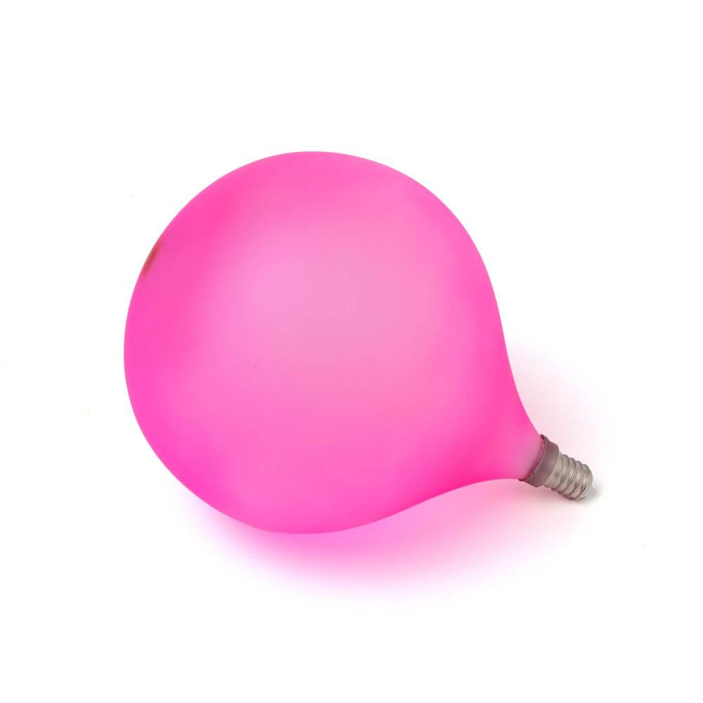 Seletti Grace LED-Tischleuchte Weiß, Pink – weiße Göttinnenbüste mit leuchtend pinker Kaugummi-Glaslampe, modernes Designer-Dekolicht