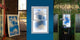Seletti Grenier Window LED-Wandleuchte dimmbar zeigt Fenster-Illusion mit blauem Himmel und Wolken, dekorative dimmbare Wandlampe von Marcantonio