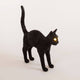 Seletti Jobby The Cat LED-Dekoleuchte dimmbar schwarze Resin-Katzenleuchte mit leuchtenden Augen, Designobjekt von Studio Job