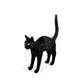 Seletti Jobby The Cat LED-Dekoleuchte dimmbar schwarze Resin-Katzenlampe, detailreiche Designleuchte vom Studio Job