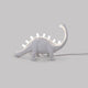 Seletti Jurassic Bronto LED-Tischlampe USB Weiß weiße Brontosaurus LED-Tischlampe aus Kunstharz als dekorative USB-Lampe