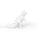Seletti Jurassic Rex Tischleuchte USB weißer Resin-T-Rex mit integrierten LEDs, dekorative USB-Tischlampe, detailgetreue Dino-Nachbildung