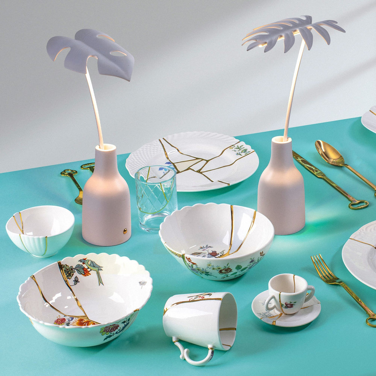 Seletti Leaf Light Stellou Tischleuchte Harz Metall (3)