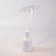 Seletti Leaf Light Stellou Tischleuchte Harz Metall weiße skulpturale Tischlampe mit Blattdesign von Marcantonio