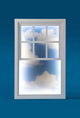 Seletti Loft Window LED-Wandleuchte 2700K dimmbar, Holz-Acryl Wandlampe mit warmem Licht und Fenster-Illusion, 57x90x4,5 cm