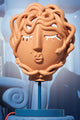 Seletti Magna Graecia Tischleuchte Medusa Maske Terracotta – terrakottafarbene Medusa-Maske als dekorative Tischleuchte, modernes Design von Antonio Aricò