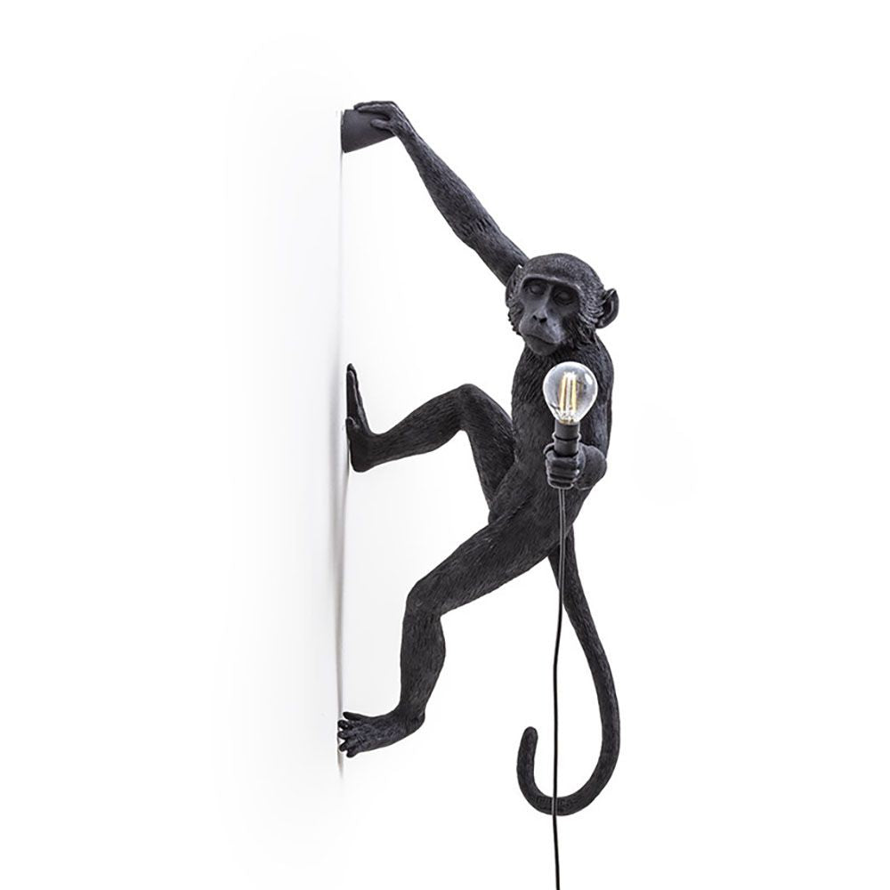 Seletti Monkey Extern vägglampa som hänger höger hand