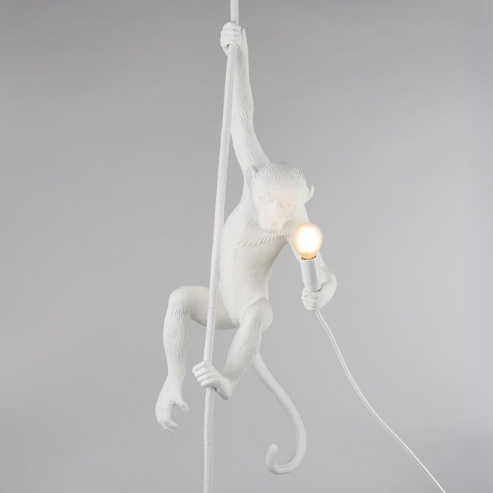 Seletti Monkey takhängen Lamp White