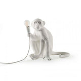 Seletti Monkey bordslampa sitter vit