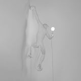 Seletti Monkey Wall Lamp hängande vänsterhandvit