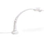 Seletti Sidonia LED-Tischleuchte dimmbar weiße Straßenlaternen-Optik aus Harz und Acryl, gebogene Tischlampe für Schlafzimmer und Wohnzimmer