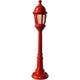 Seletti Street Tischlampe von Studio Job, rote Retro-Design Tischlampe als fantastisches Diorama.