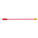 Seletti Superlinea LED-Leuchte 141cm in leuchtendem Pink mit roten Griff- und gelbem Endstück, moderne Stehleuchte im minimalistischen Design
