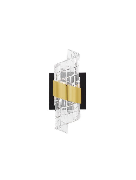 Seneca LED Wall Light 3000K Black, Gold