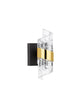 Seneca LED Wandleuchte 3000K Schwarz, Gold mit modernen Materialien und elegantem Design.